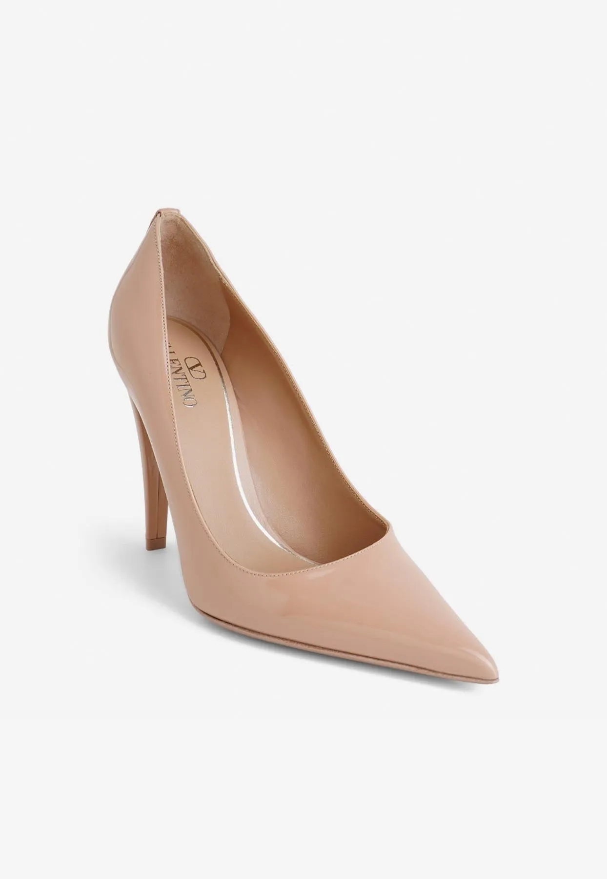 110 Patent Leather Rockstud Pumps