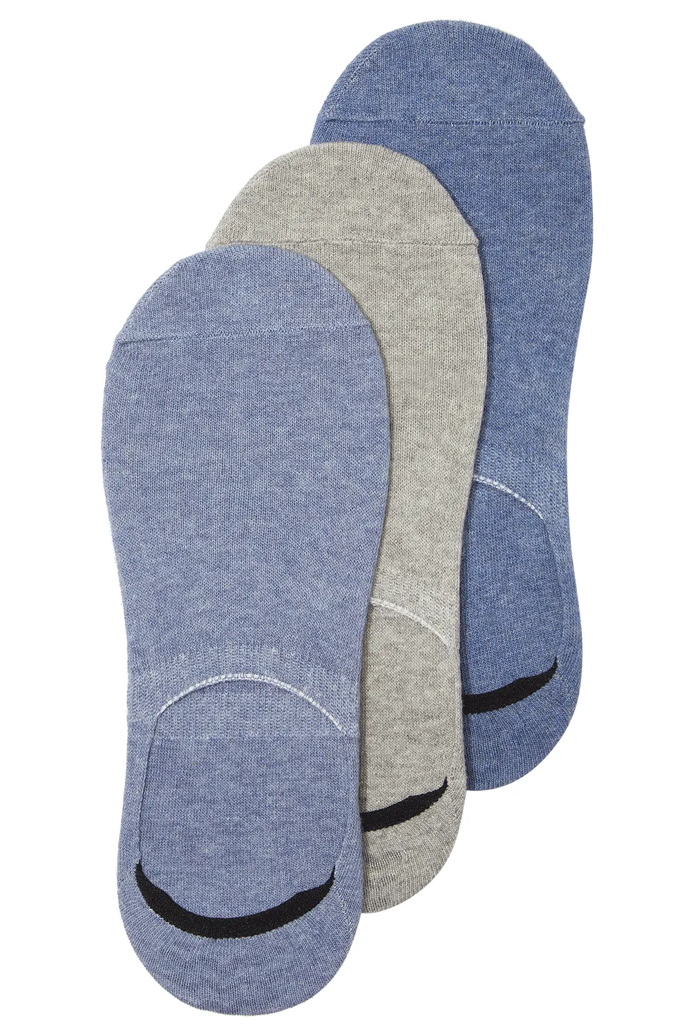 3 Pack No-Show Socks