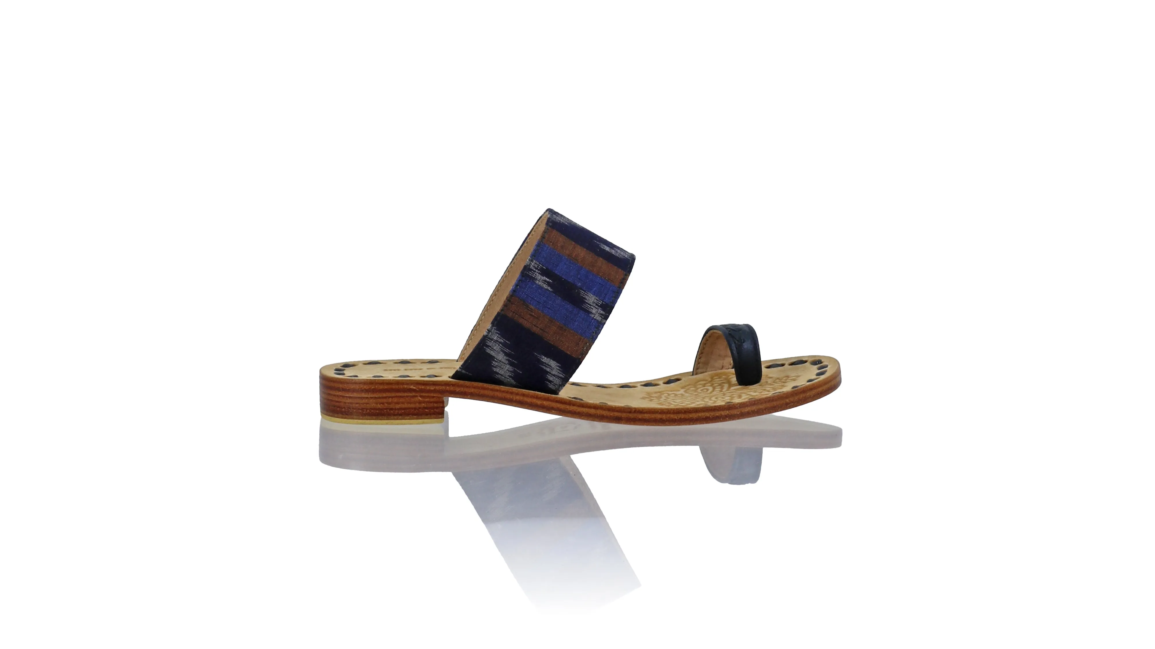 Arini 20mm Flat - Black & Black V Endek