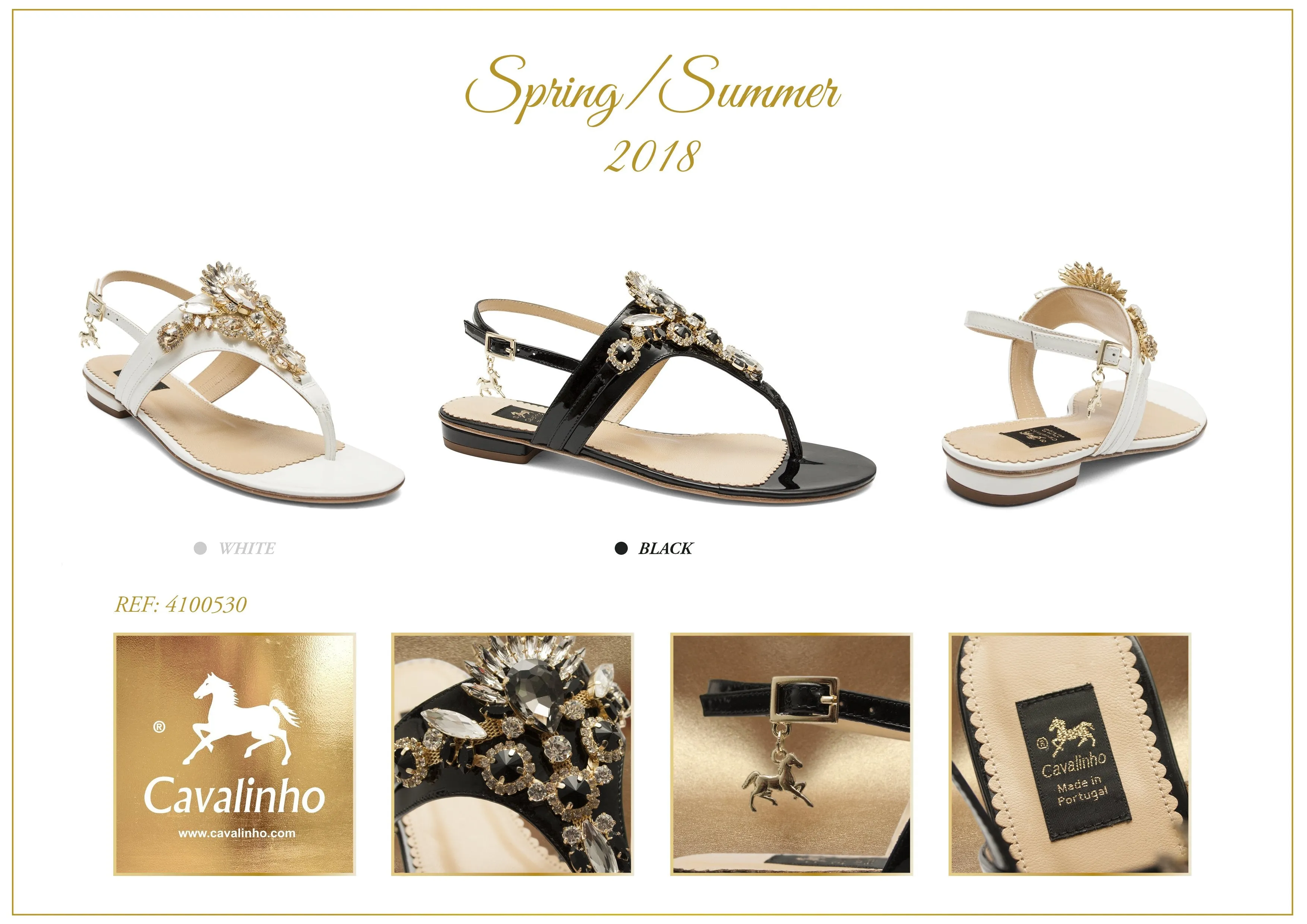 Black Flat Sandals