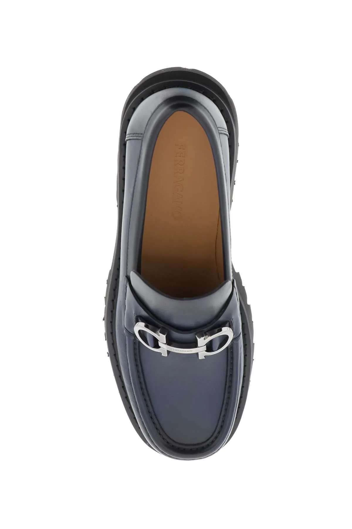 gancini loafers with chunky sole
