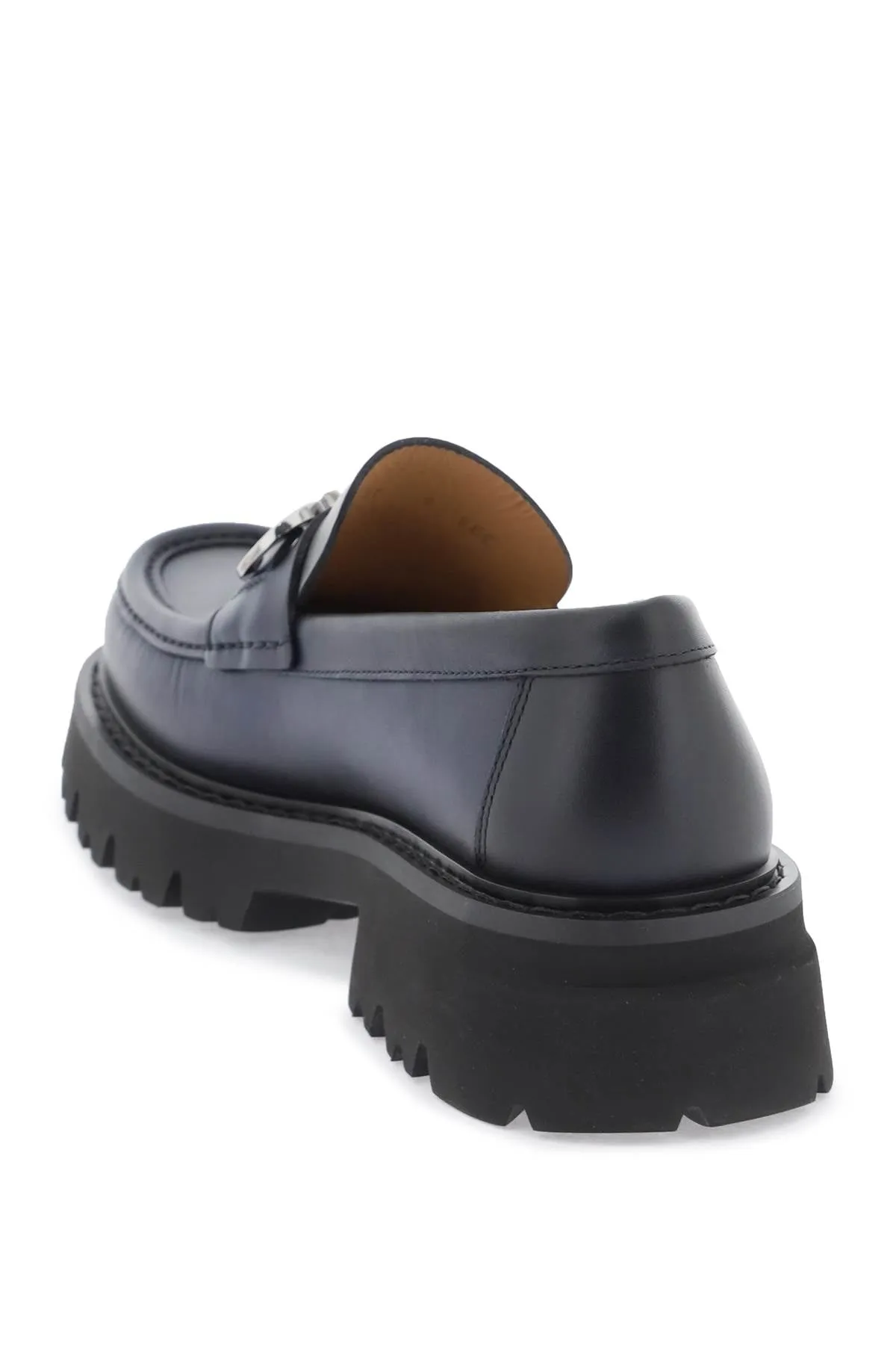 gancini loafers with chunky sole
