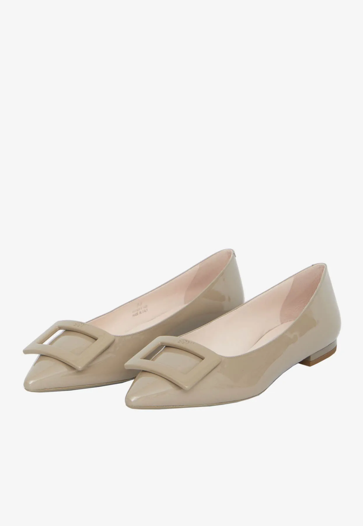 Gommettine Patent-Leather Ballet Flats