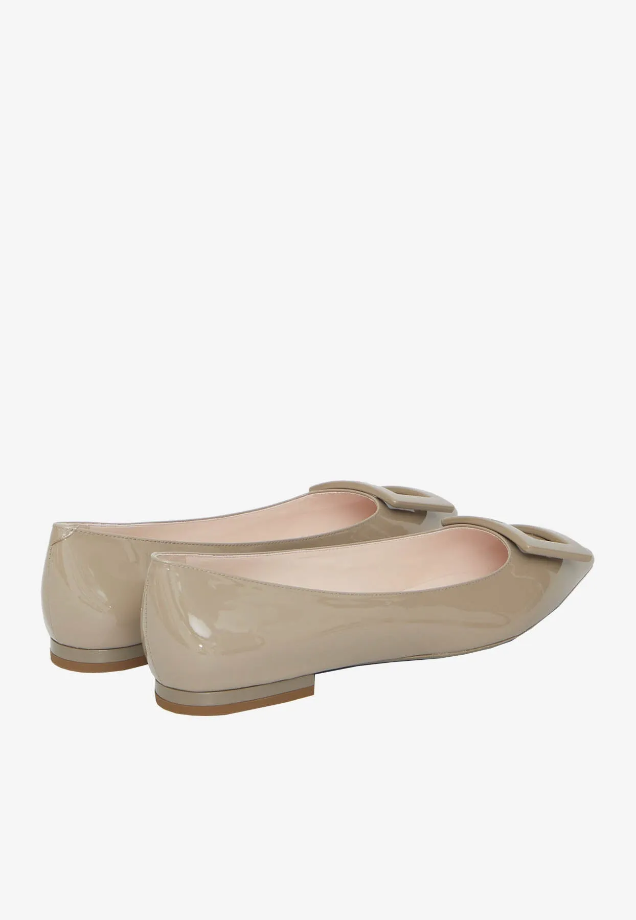 Gommettine Patent-Leather Ballet Flats