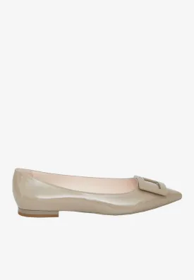 Gommettine Patent-Leather Ballet Flats
