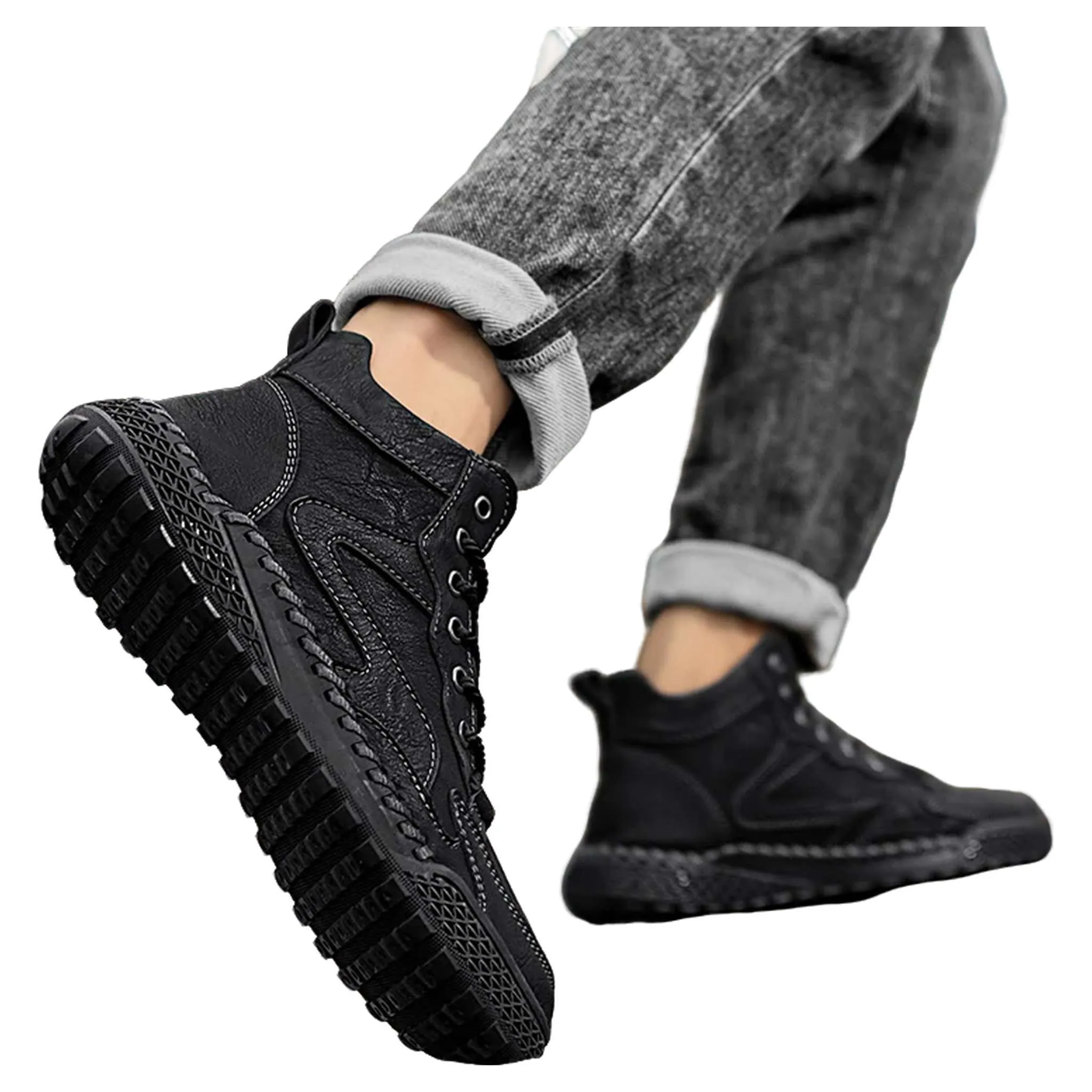 High-Top Winter Hiking Sneakers