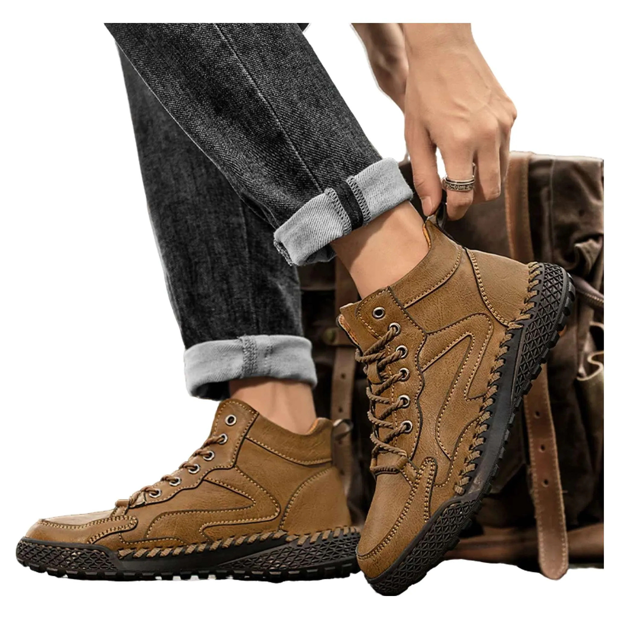 High-Top Winter Hiking Sneakers