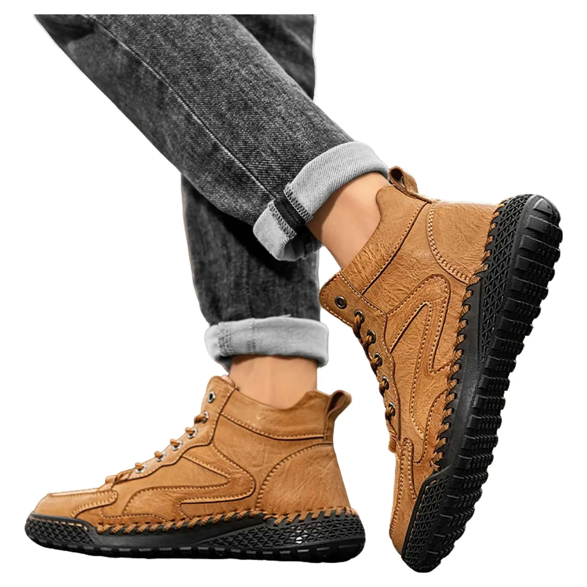 High-Top Winter Hiking Sneakers
