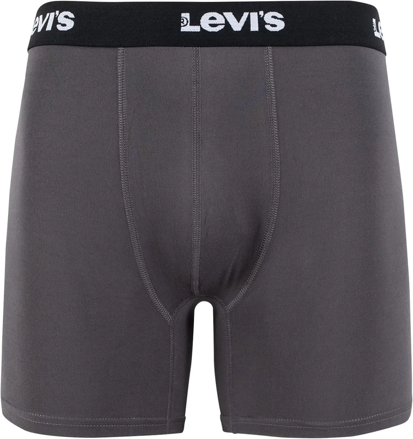 Levi's Mens Underwear Microfiber Boxer Brief for Men Ultra Soft 4 Pack