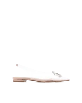 MIREILLE - CLEAR-NUDE DIAMANTE