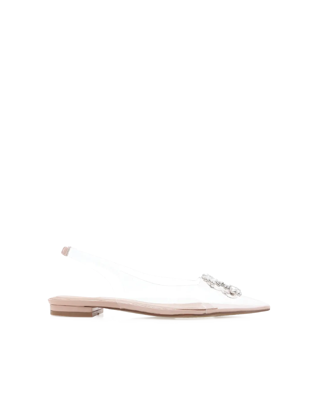 MIREILLE - CLEAR-NUDE DIAMANTE
