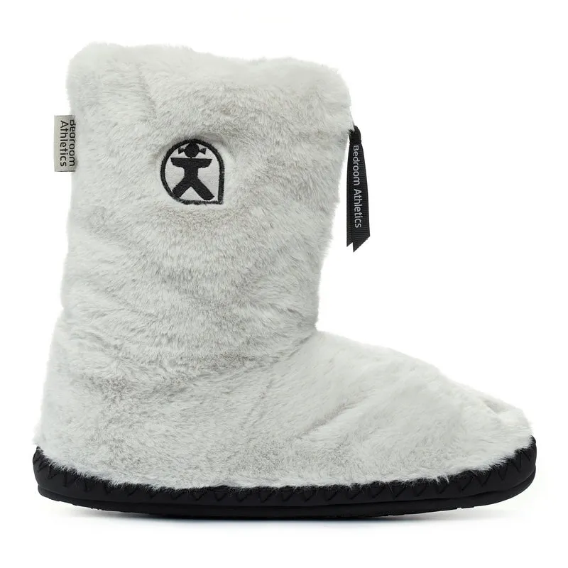Monroe - Faux Fur Slipper Boot - Trace Grey / Charcoal