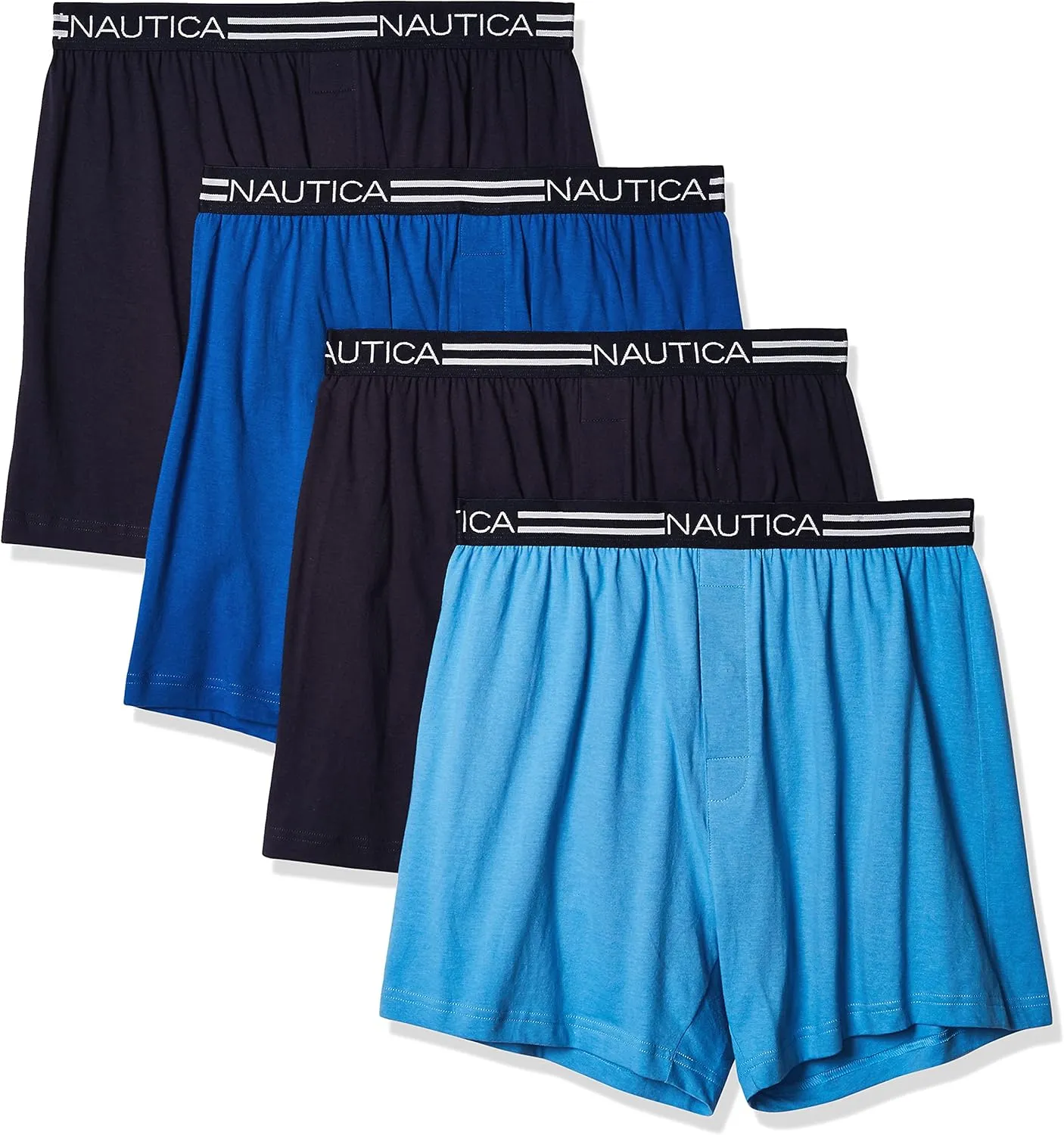 Nautica Men's Classic Cotton Loose Knit Boxer
