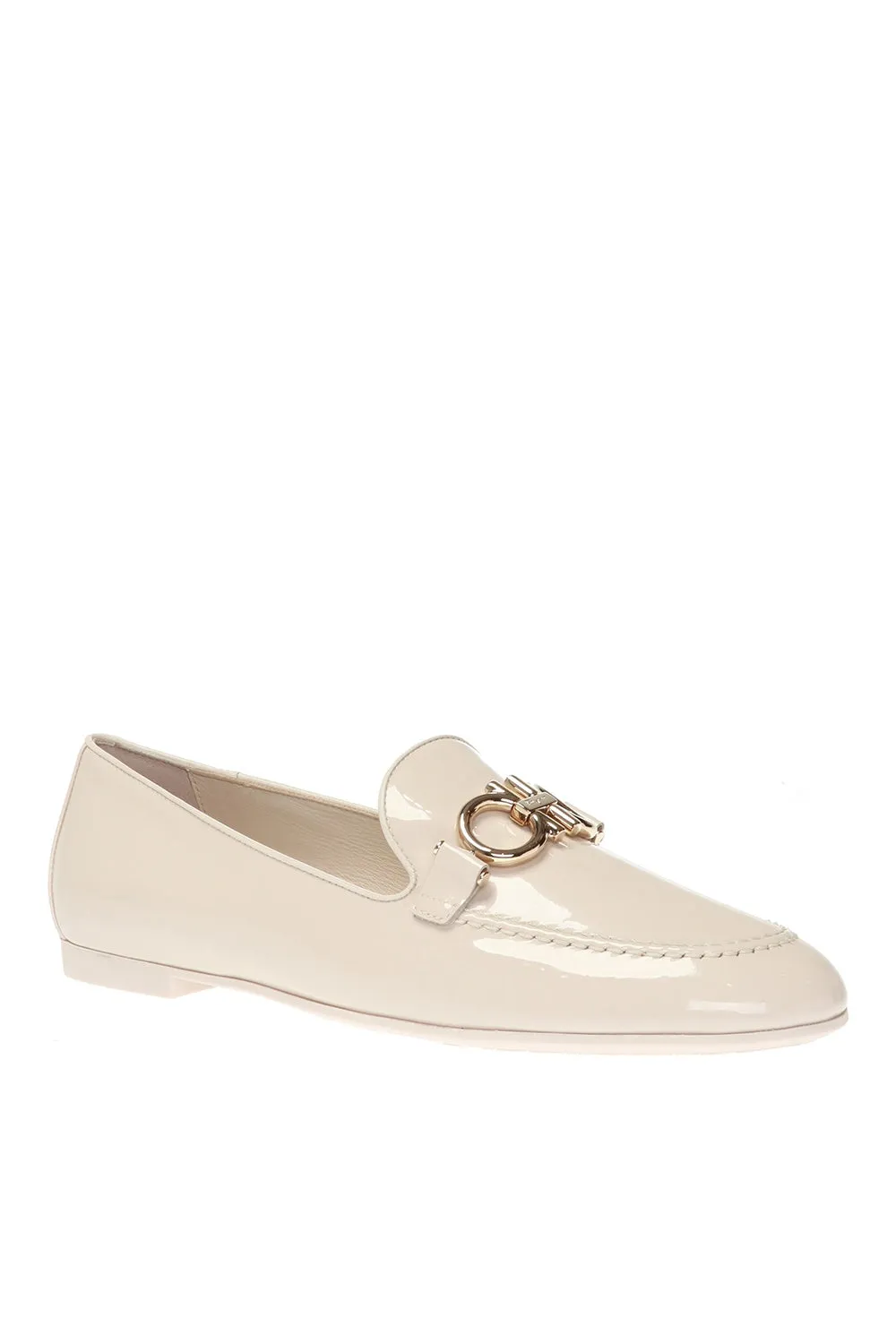 NEW SALVATORE FERRAGAMO Trifoglio Women's 727757 Bone Shoe Size 6 D MSRP $650