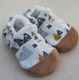 Organic Cotton Knit Slippers - Adventure Awaits