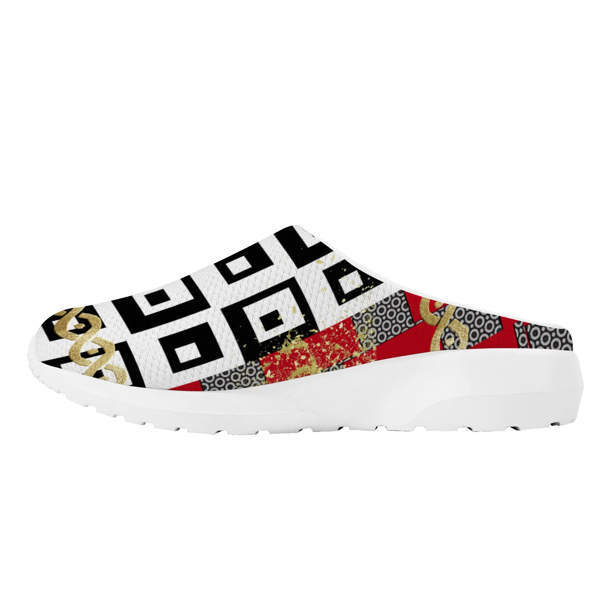 Polished Punteggiato Mesh Sneaker Slippers