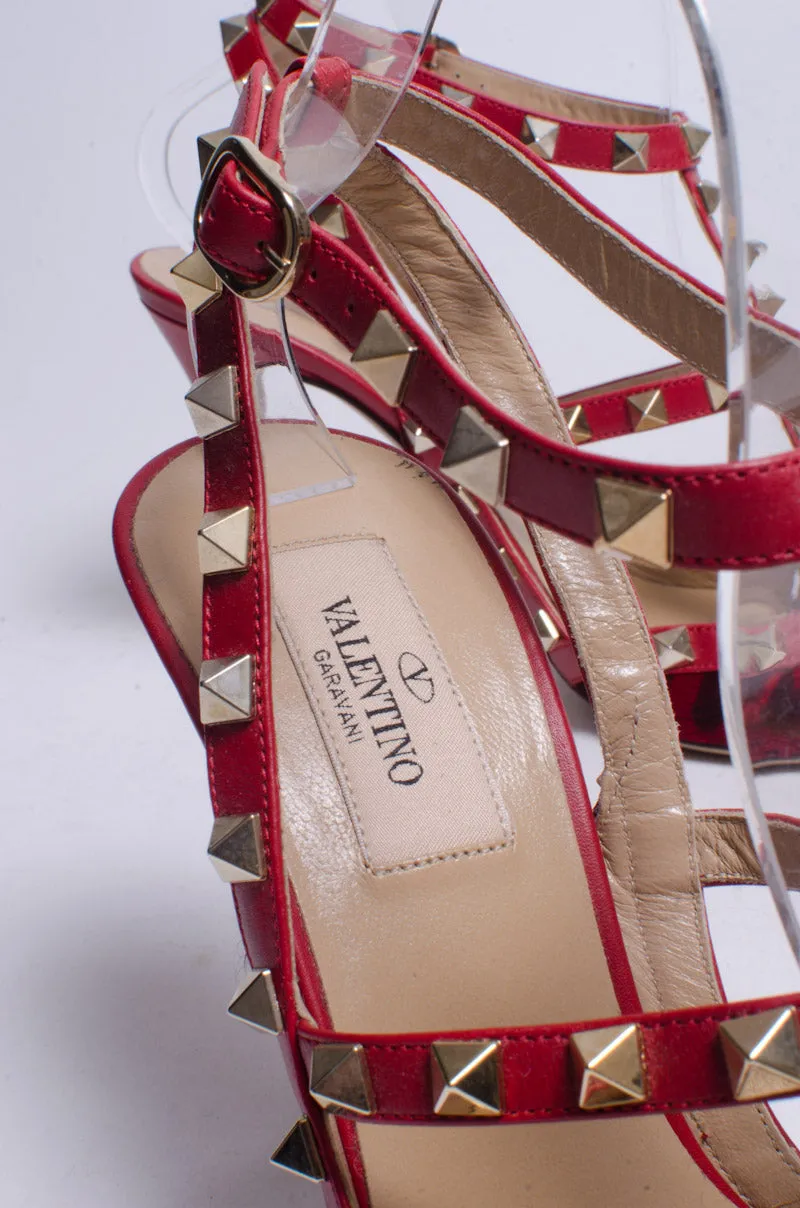PONYHAIR ROCKSTUD HEELS