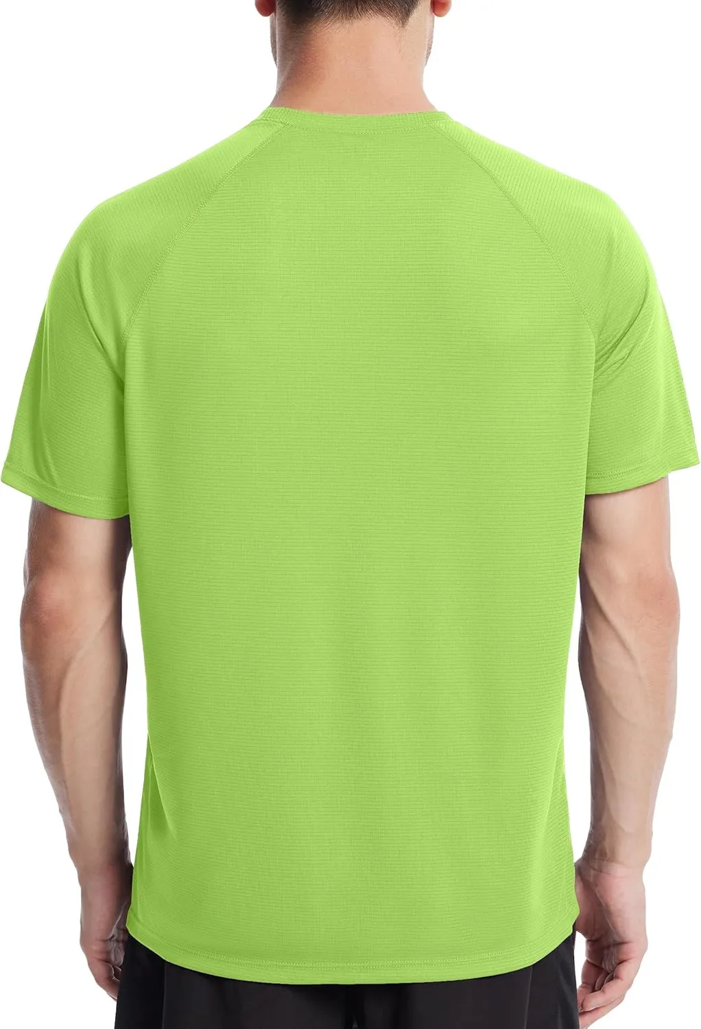 Roadbox Men's UPF 50  Swim Rash Guard, Short Sleeve UV Sun Protection Workout Athletic Shirts Quick Dry Gym Running Tee Tops