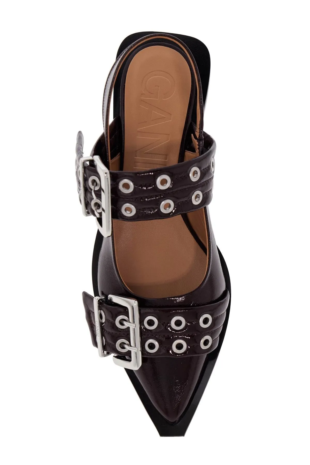 slingback flats S3086 BURGUNDY
