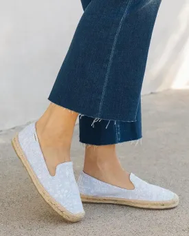 Soludos Blue Bonnet Smoking Slipper