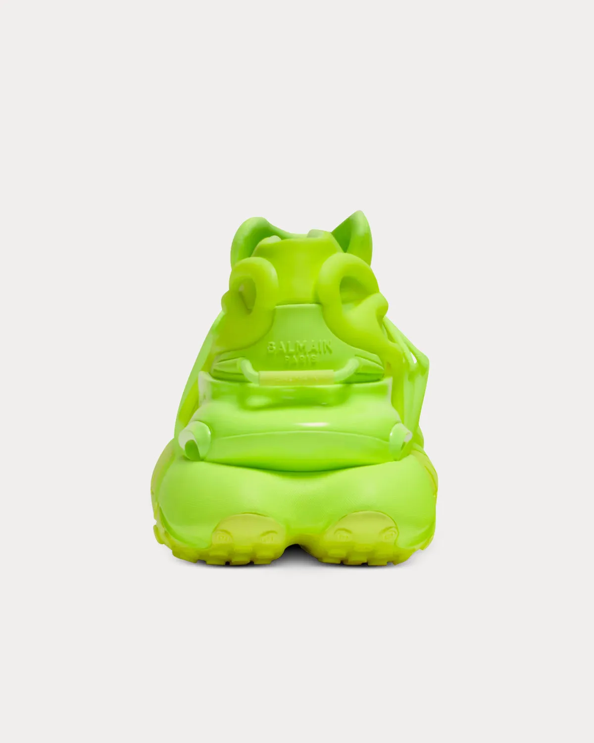 Unicorn Neoprene & Leather Fluo Yellow Low Top Sneakers