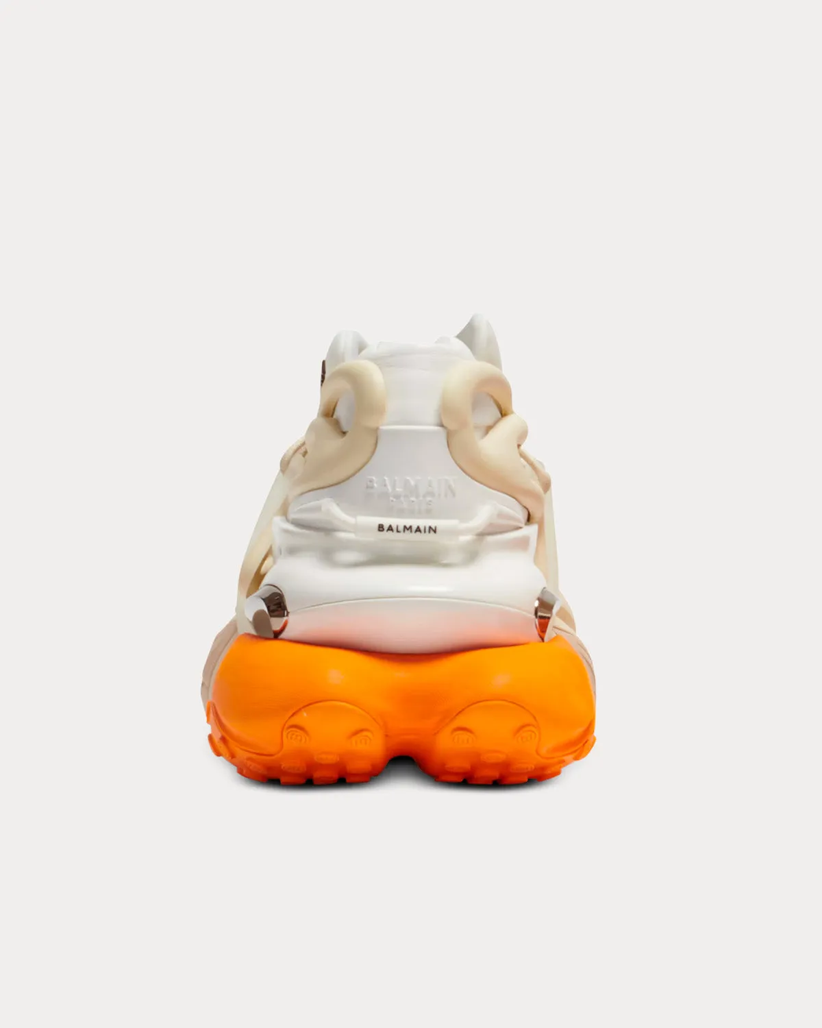 Unicorn Neoprene & Leather Orange / Beige Low Top Sneakers