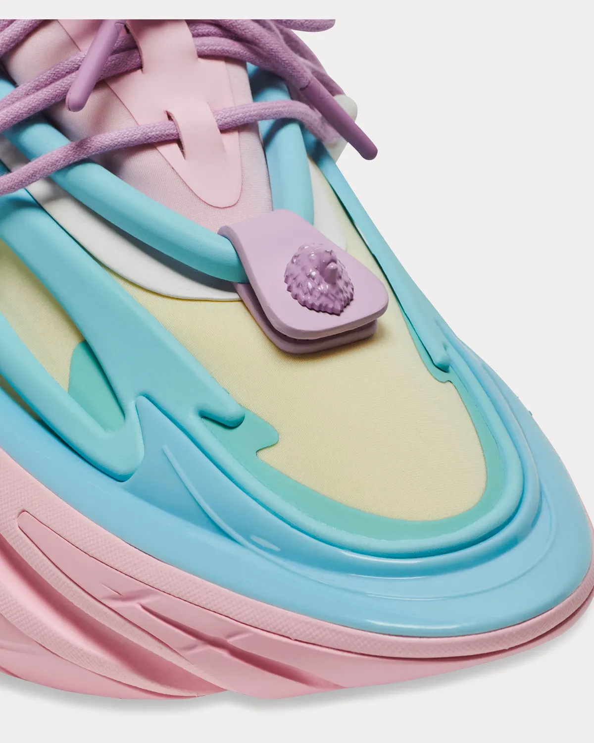 Unicorn Neoprene & Leather Pink / Blue / Green / Yellow Low Top Sneakers