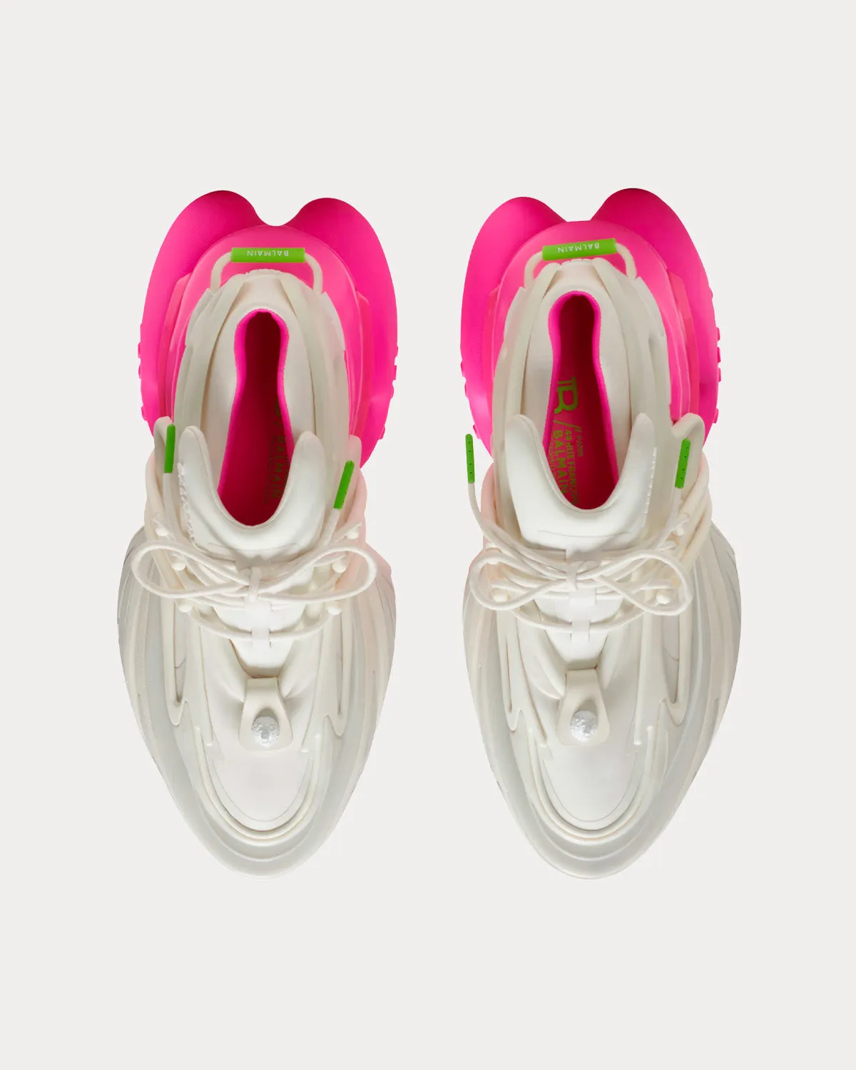 Unicorn Neoprene & Leather Pink / White Low Top Sneakers