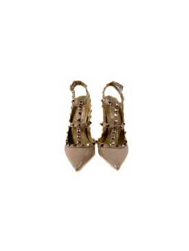 Valentino Garavani blush nude rockstud pumps size 36 **as is**