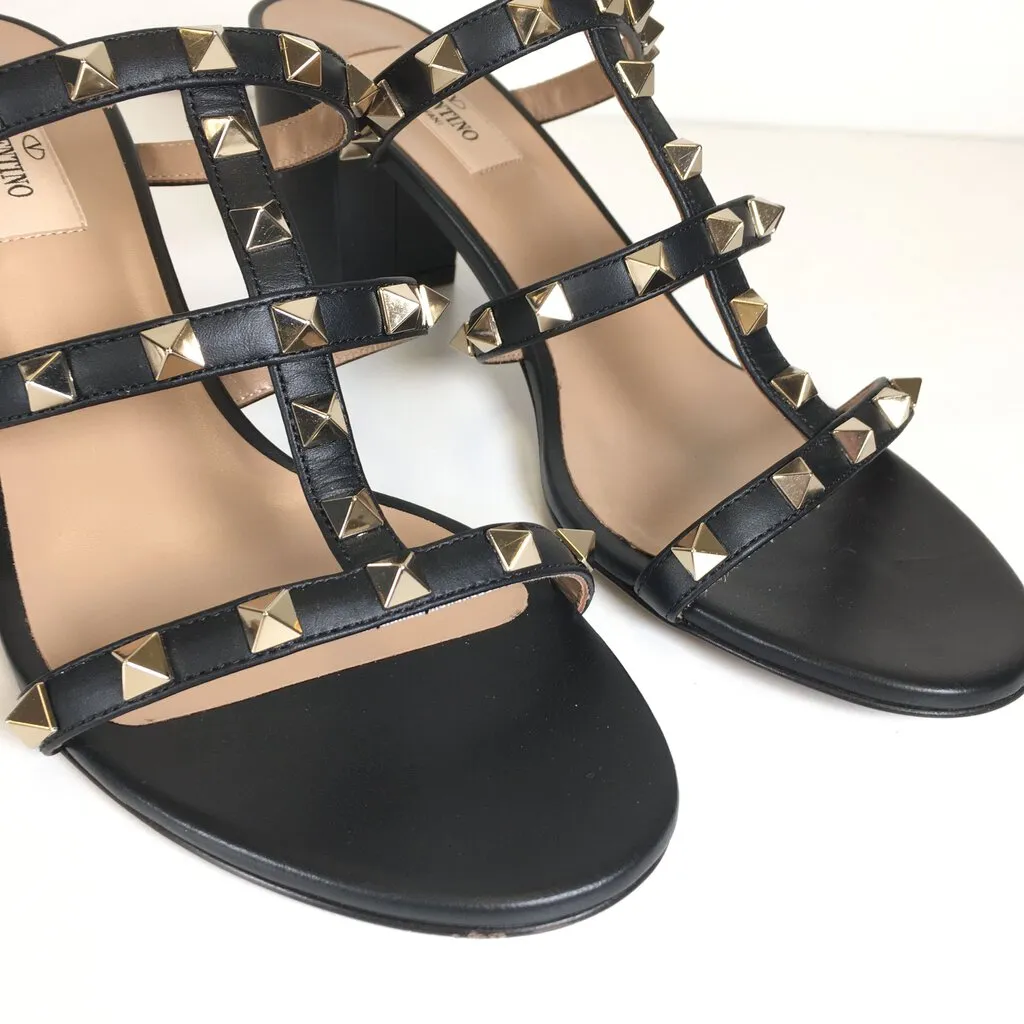 Valentino Rockstud Sandal Heels