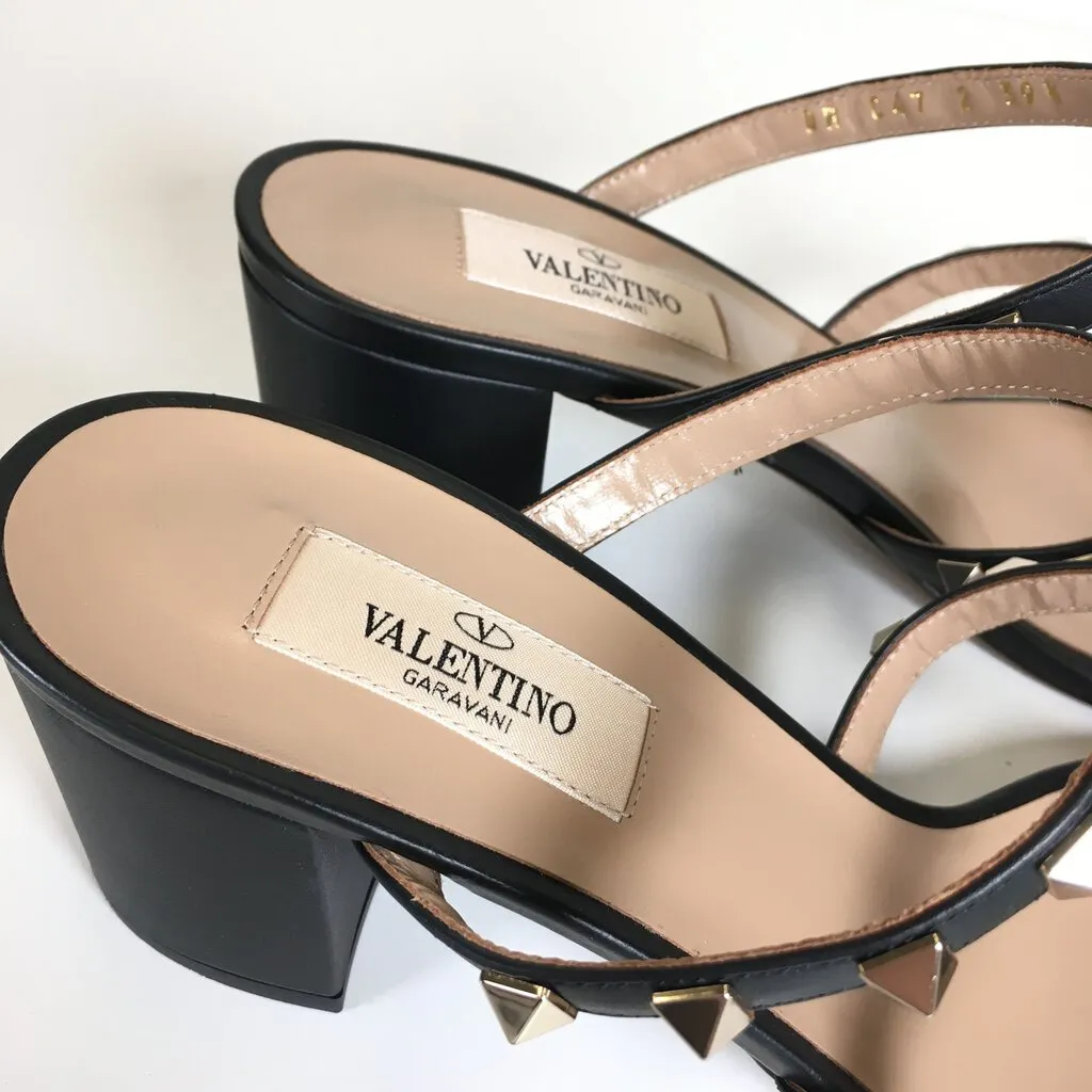Valentino Rockstud Sandal Heels
