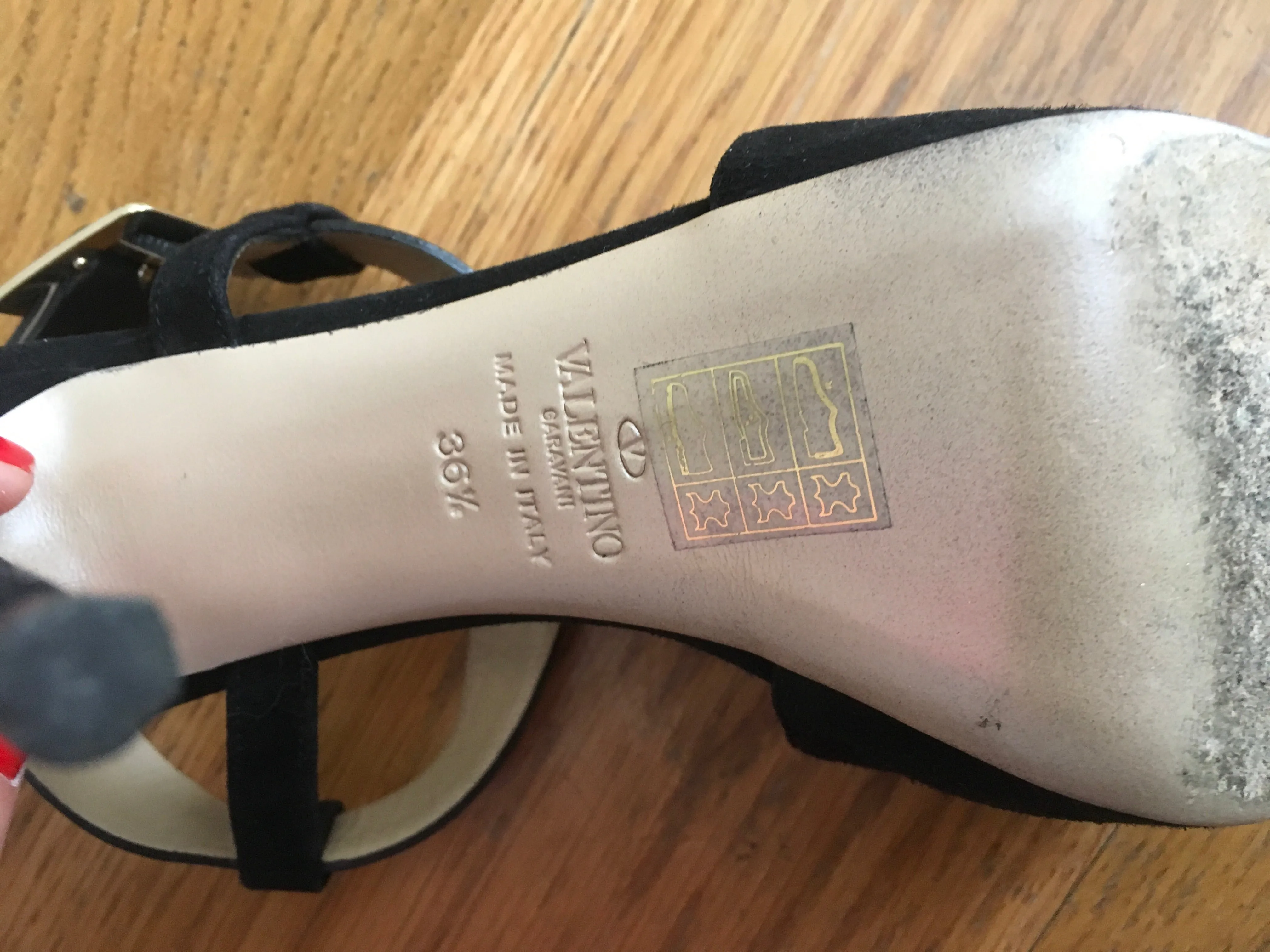 Valentino Rockstud sandals Shoes Pumps Size 36 1/2 UK 3.5 US 6.5 Ladies