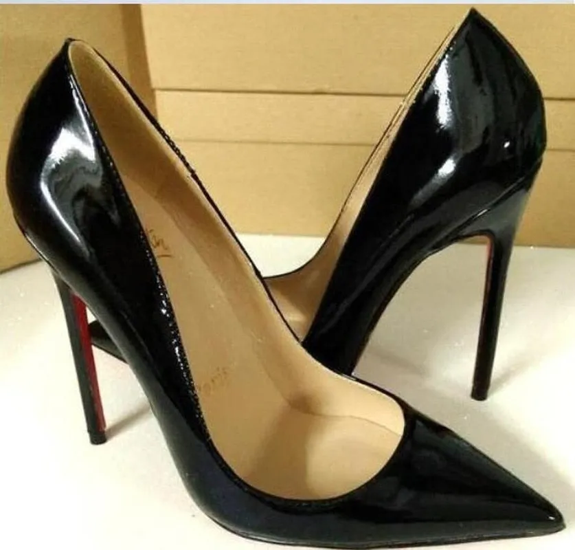Women  Black Thin High Heel