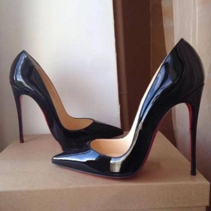 Women  Black Thin High Heel