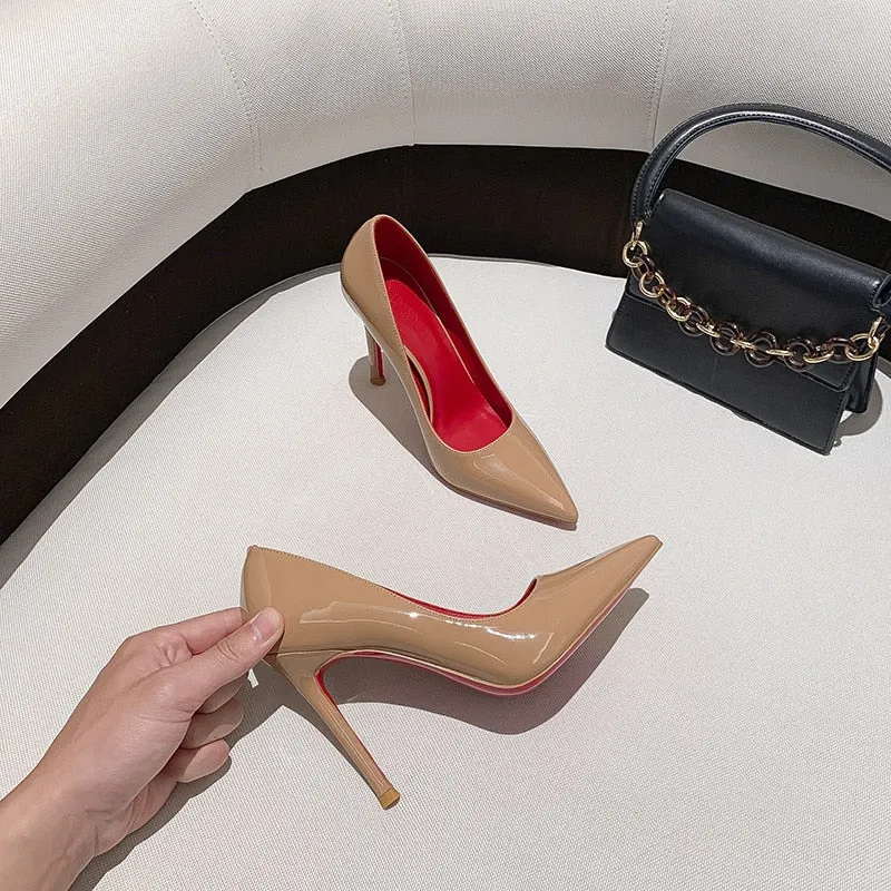Women  Black Thin High Heel