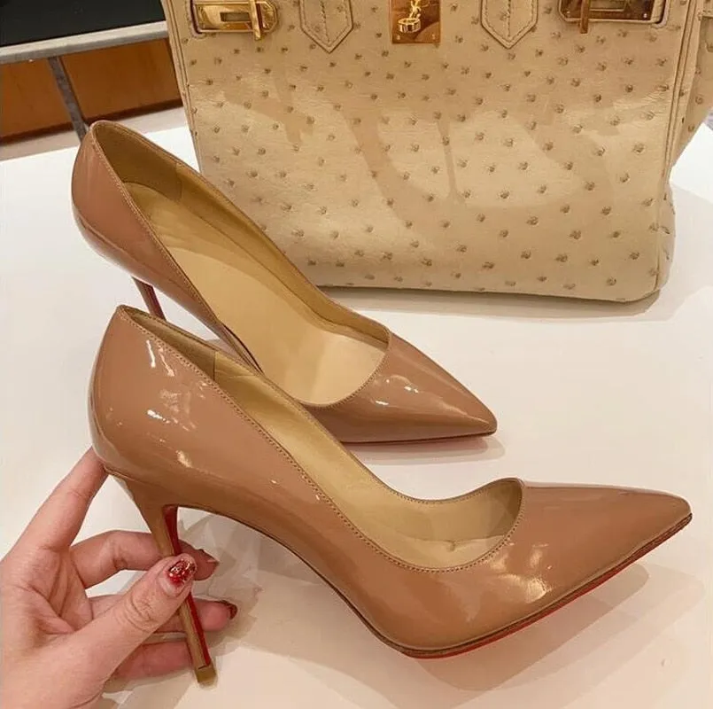 Women  Black Thin High Heel