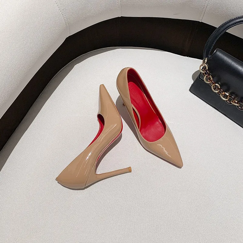 Women  Black Thin High Heel
