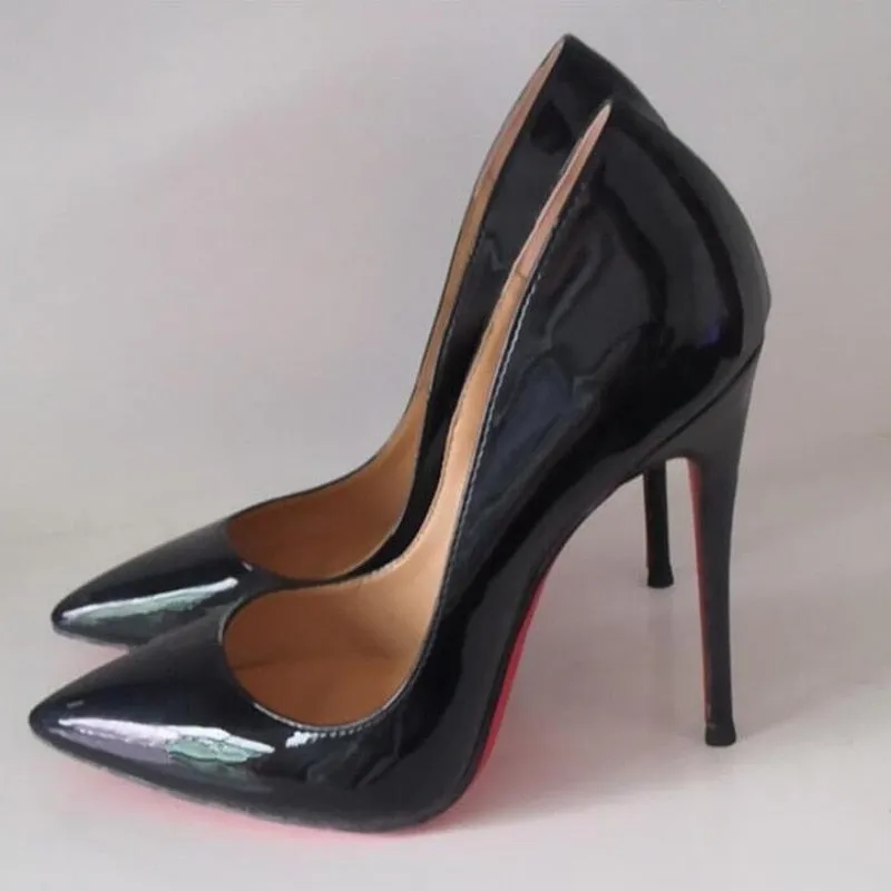 Women  Black Thin High Heel