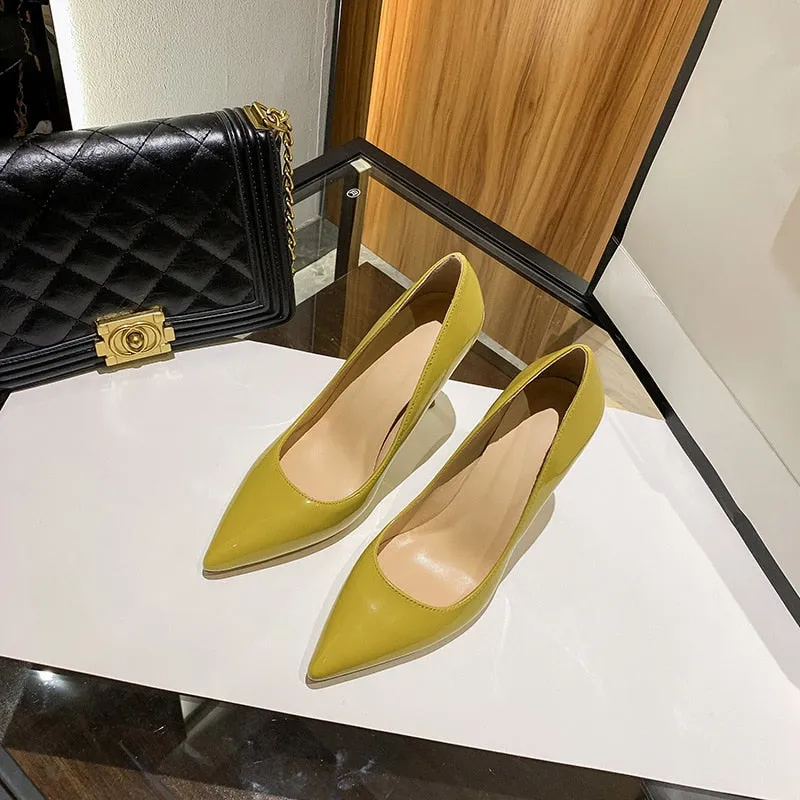 Women  Black Thin High Heel
