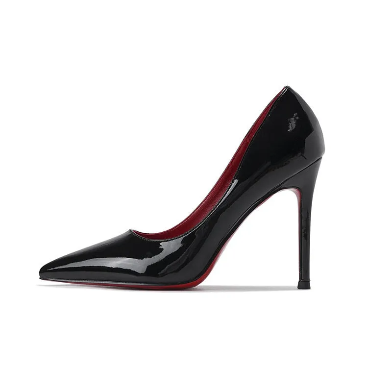 Women  Black Thin High Heel