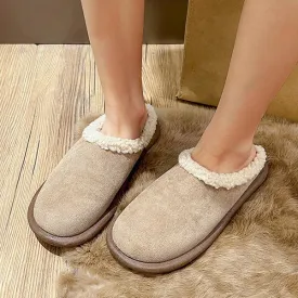 Women's Casual Solid Color Warm Cotton Slippers 47143600S