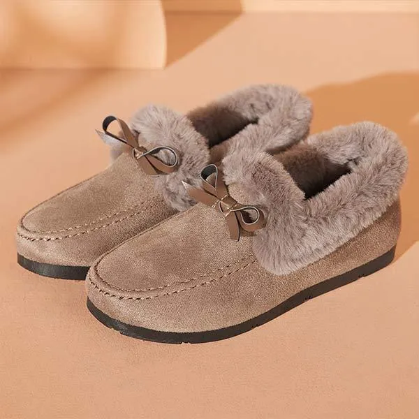 Women'S Fleece Thick Slip On Cotton Shoes 51778843C