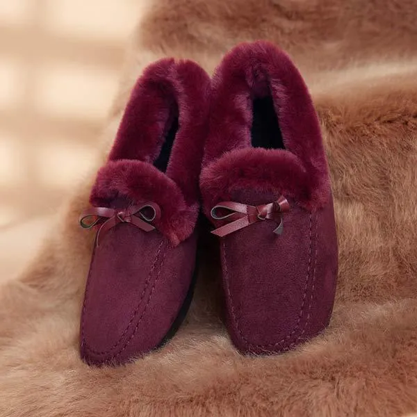 Women'S Fleece Thick Slip On Cotton Shoes 51778843C