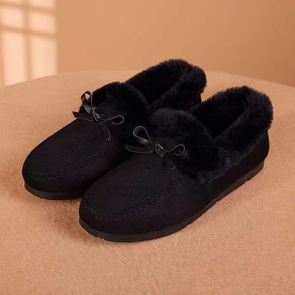 Women'S Fleece Thick Slip On Cotton Shoes 51778843C