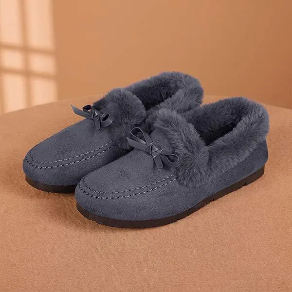 Women'S Fleece Thick Slip On Cotton Shoes 51778843C