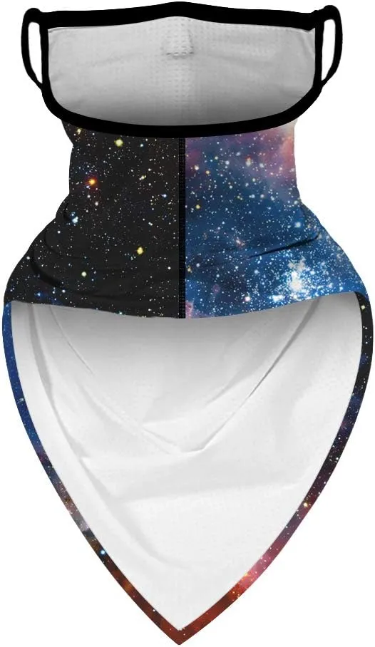 YAYOUREL Neck Gaiter Face Mask Covering Bandanas for Men Women Summer UV Face Scarf Mask Cover Facemask Balaclava Headbands